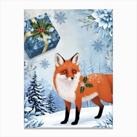 Christmas Fox 1 Canvas Print