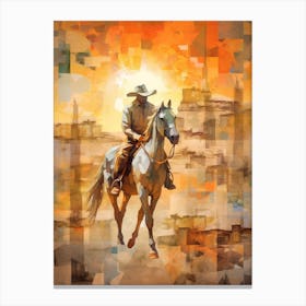 Rustic Cowboy Canvas Print