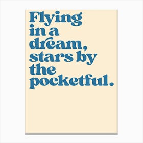 Flying In A Dream Canvas Print