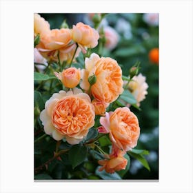 English Roses Painting Rose In A Pocket 3 Canvas Print