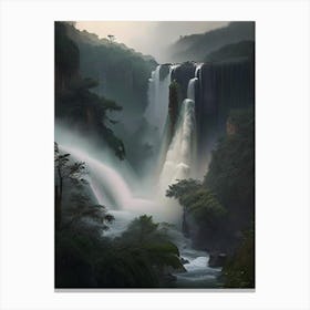 Huangguoshu Waterfall, China Realistic Photograph (3) Canvas Print