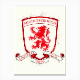 Middlesbrough Fc 1 Canvas Print