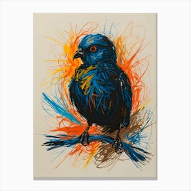 Blue Bird 5 Canvas Print