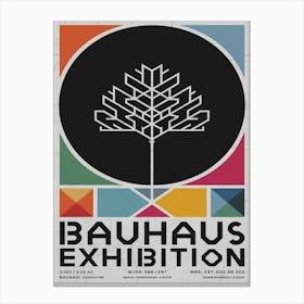 Bauhaus Exhibition print Canvas Print