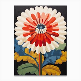 Flower Motif Painting Chrysanthemum 3 Canvas Print