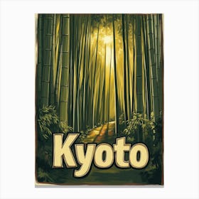 Aihrgdesign A Mid Century Modern Travel Poster For Kyoto Show 976312a5 3c5f 4f89 803d 9841bba1912f 3 Canvas Print