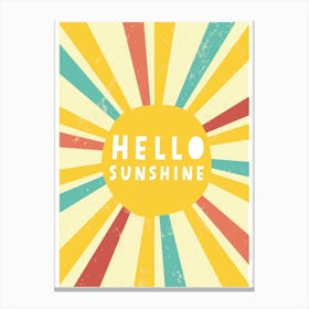 Hello Sunshine 1 Canvas Print