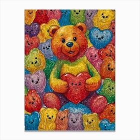 Teddy Bears 6 Canvas Print