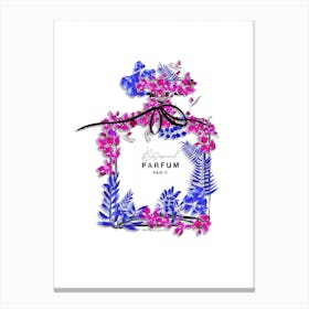 Botanical Parfum Flowers Canvas Print