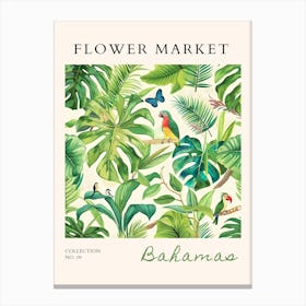 Flower Market Bahamas 1 Canvas Print