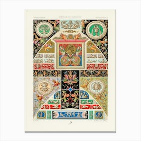 Renaissance Pattern, Albert Racine (13) Canvas Print