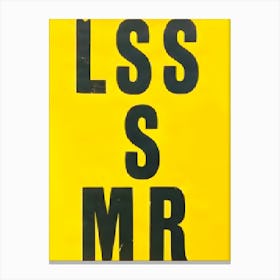 Lss Mr Canvas Print