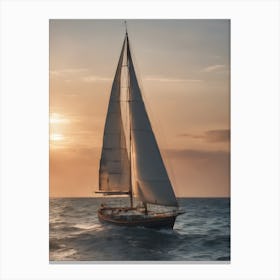 Sail Boat Saili 0 Canvas Print