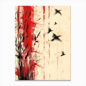 Birds In Flight Canvas Print