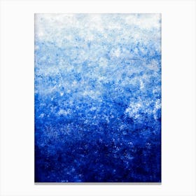 Beautiful Blue Art Painting Canvas Print