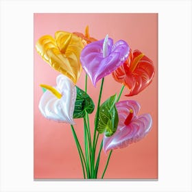 Dreamy Inflatable Flowers Flamingo Flower 2 Canvas Print