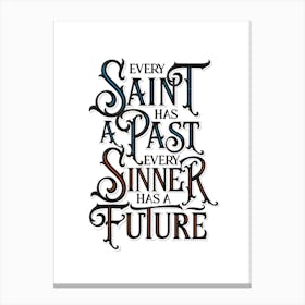 Saint Sinner Canvas Print