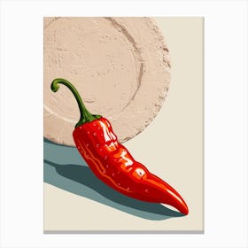 Hot Pepper Canvas Print