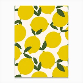 Lemons Canvas Print