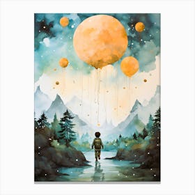 Dreaming Of Balloons Canvas Print