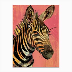 Zebra 33 Canvas Print