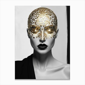 Gold Face 1 Canvas Print