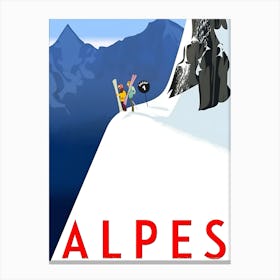 Alpes Canvas Print