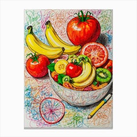 Fruit Bowl 3 Canvas Print