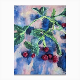 Raspberry 2 Classic Fruit Canvas Print