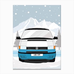 Winter Van Canvas Print