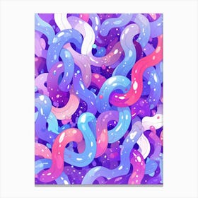 Worms Wallpaper Canvas Print