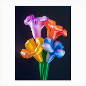 Bright Inflatable Flowers Freesia 2 Canvas Print