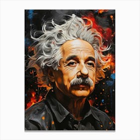 Albert Einstein 7 Canvas Print