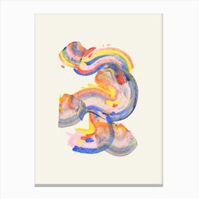 Rainbow Swirls Canvas Print