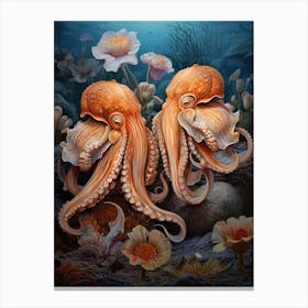 Friendly Octopus 2 Canvas Print