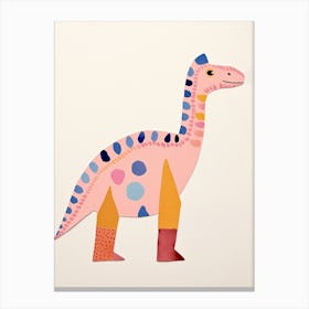 Nursery Dinosaur Art Ankylosaurus 4 Canvas Print