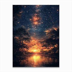 Night Sky 23 Canvas Print