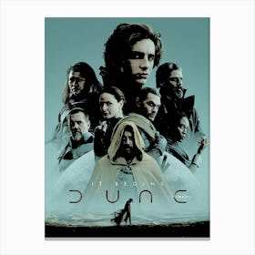 Legend Of Dune movie Canvas Print