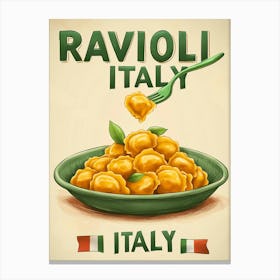 Ravioli Italy Canvas Print