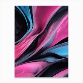 Abstract Layered Pop color Canvas Print
