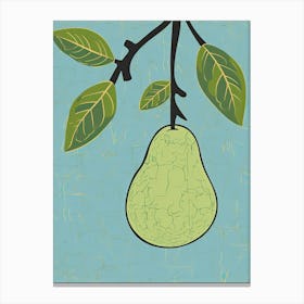 Avocado Illustration 1 Canvas Print