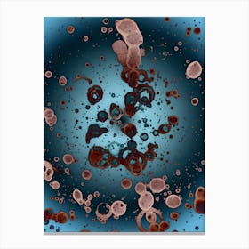 Abstraction Blue Space Canvas Print