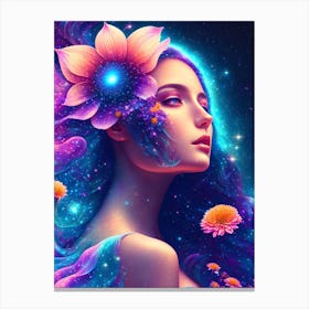 FlowerWomen Canvas Print