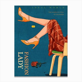 Lady Fashion Canvas Print