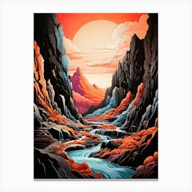 'River Valley' Canvas Print