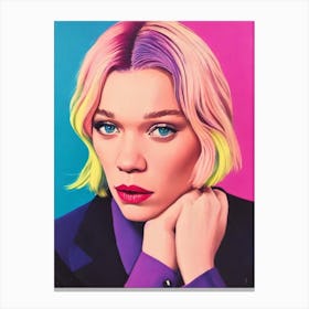 Léa Seydoux Pop Movies Art Movies Canvas Print