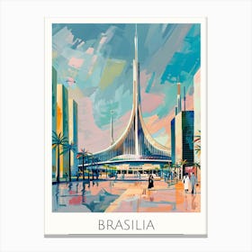 Brasilia Cityscape Canvas Print