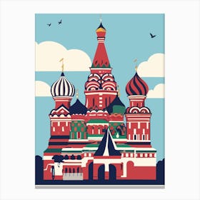 St Basil'S Cathedral Canvas Print