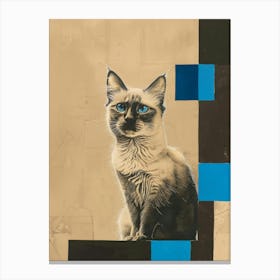 Siamese Cat 3 Canvas Print