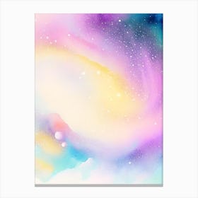 Cosmic Microwave Background Gouache Space Canvas Print